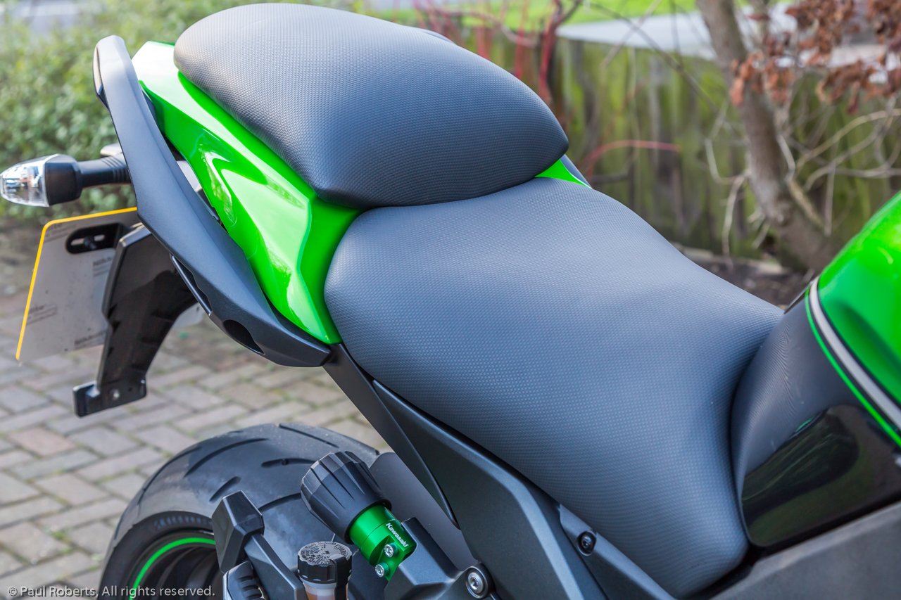 Black Rear Pillion Passenger Seat Fit For Kawasaki Z1000 2010-2013 2011 2012