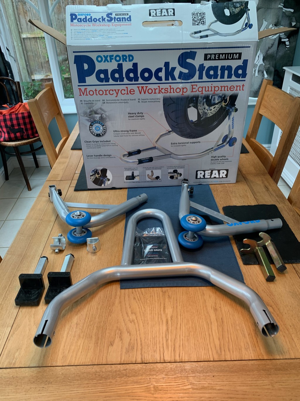 Oxford Premium Rear Paddock Stand for